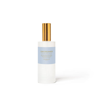 Daydreamer - Persona Collection (White & Gold) - 3.4fl oz/100ml Glass Room & Linen Spray - Key Notes: Neroli Flower, White Tea, Driftwood